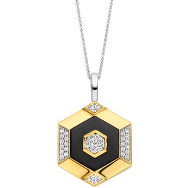 ti-sento-black-gold-silver-pendant-necklace-aw25