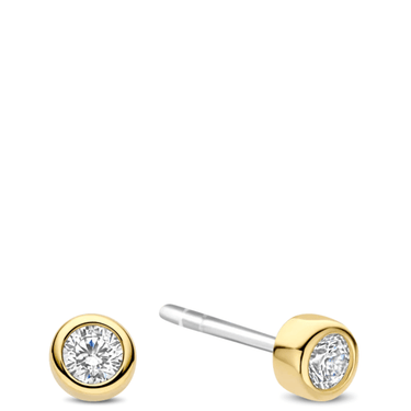 ti-sento-gold-classic-zirconia-stud-earrings