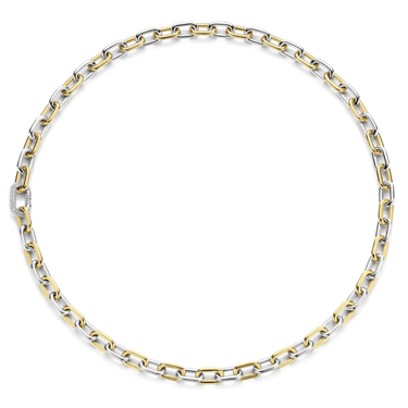 Ti Sento Gold & Silver Oval Long Mid Length Necklace