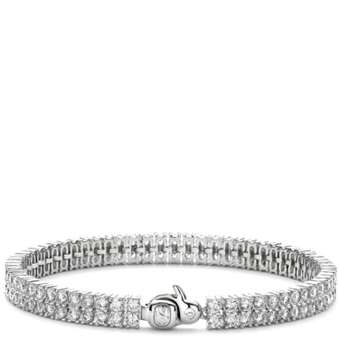 ti-sento-silver-double-tennis-bracelet