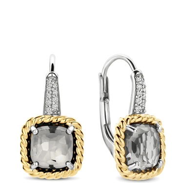 ti-sento-two-tone-lever-back-hoop-earrings-grey