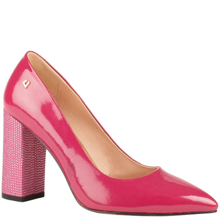 Una Healy Evening Star Court Shoes - Pink