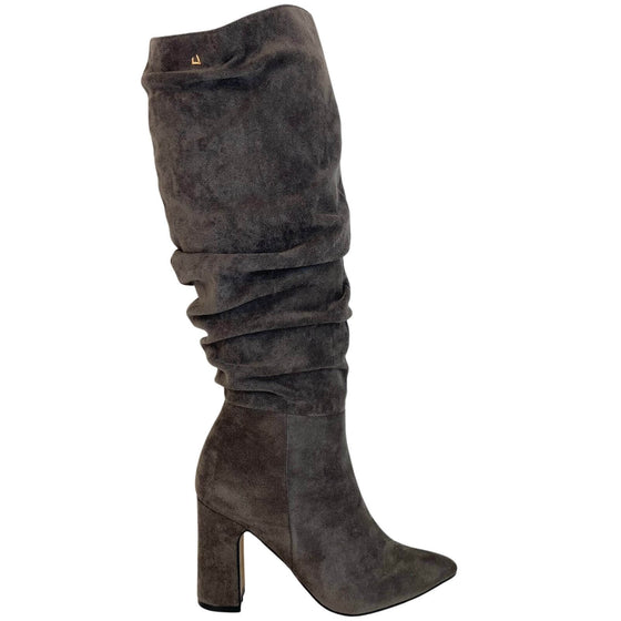 Una Healy Famous Friends Slouch Boots - Grey