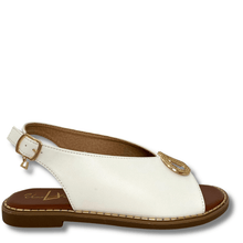 Una Healy Sling Back Open Toe Shoes - White