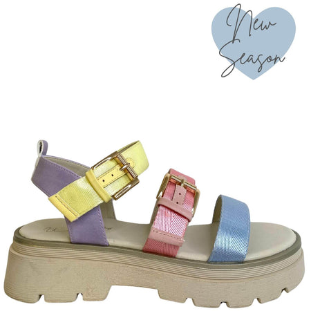 Una Healy Something Strappy Sandals - Pastel Multi