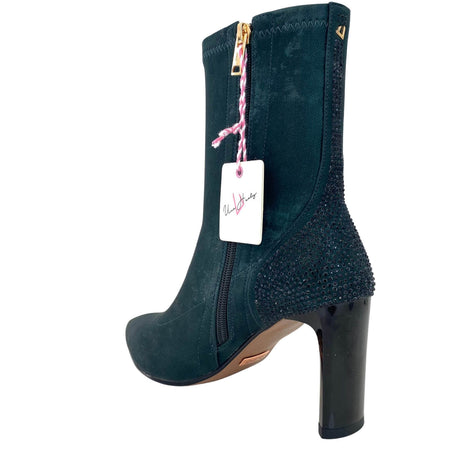 Una Healy Sparkly Back Sock Boots - Green