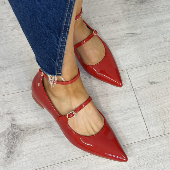 una-healy-strappy-pointed-dolly-shoes-red