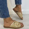 unisa-cray-gold-buckle-square-toe-flat-sandals