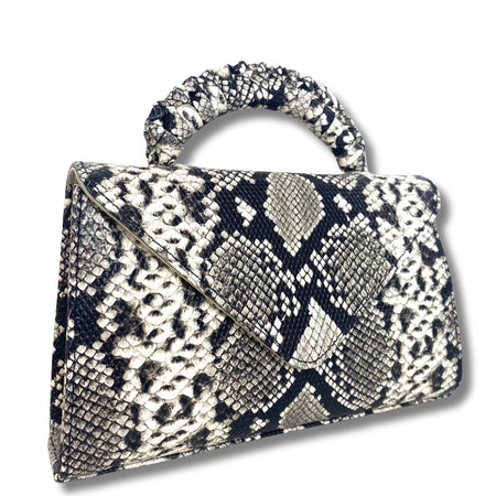 Unisa Zchiara Python Leather Bag