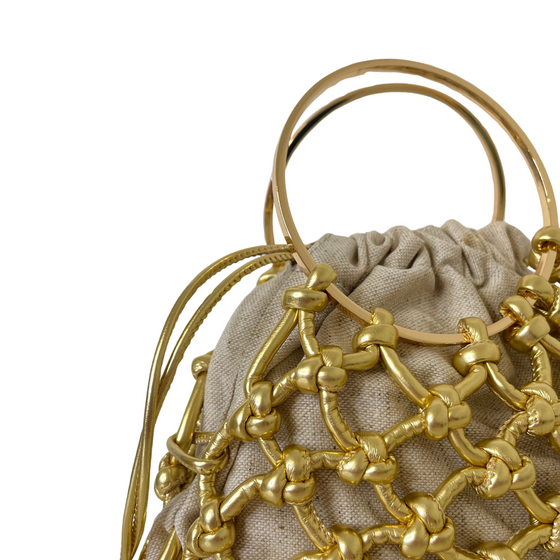 Silver ring sales handle bag