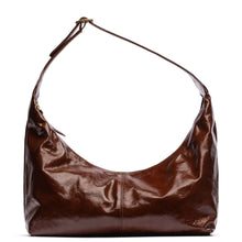 Unisa Zmadai Brown Patent Shoulder Bag