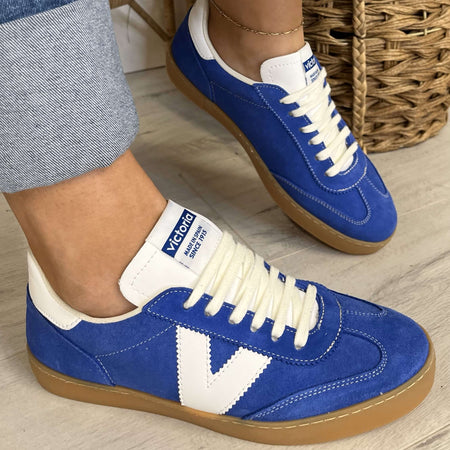 Victoria Berlin Blue Suede Sneakers