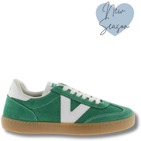 Victoria Berlin Green Suede Sneakers