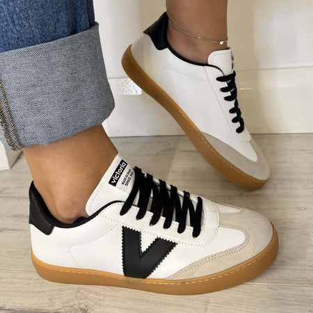 Victoria Berlin Suede Black Mix Sneakers