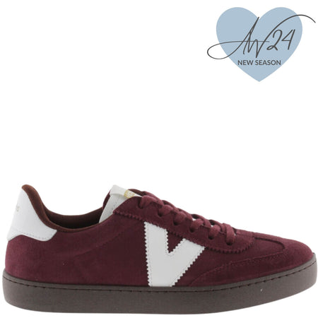 Victoria Berlin Suede Sneakers - Burgundy