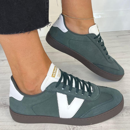 Victoria Berlin Suede Sneakers - Green