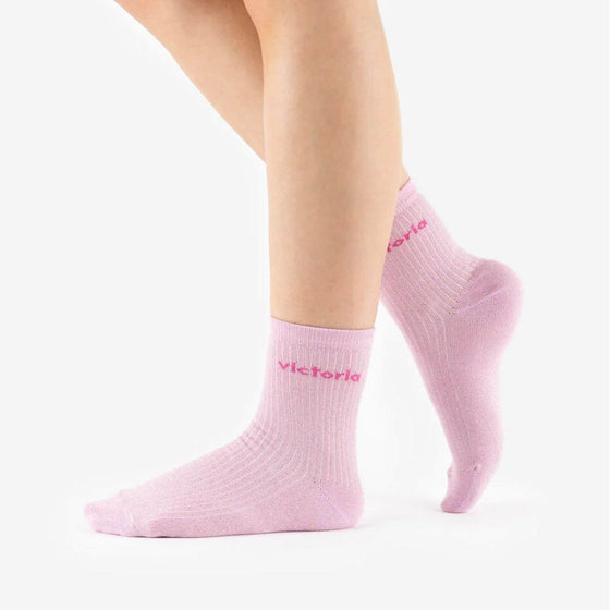 victoria-lurex-trainer-socks-pink