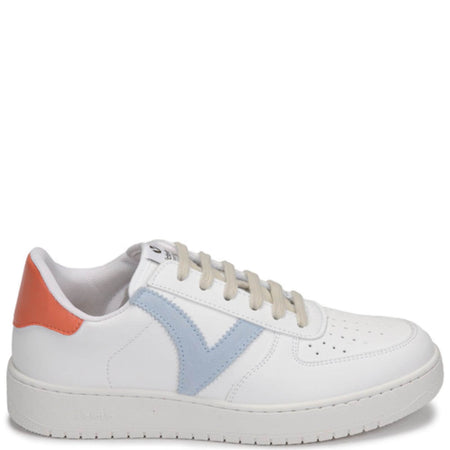 Victoria Madrid White Sneakers - Orange