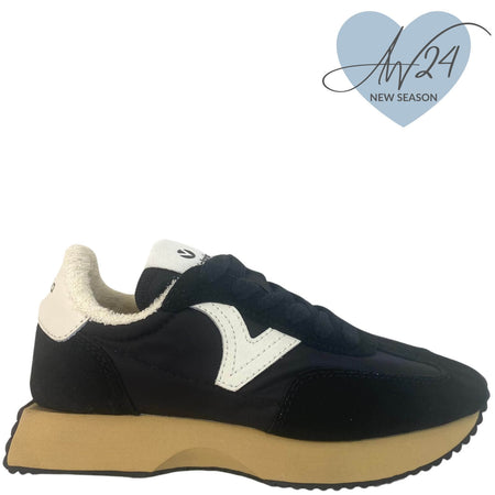 Victoria Modelo Suede Sneakers - Black