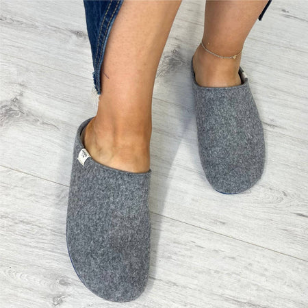 Victoria Norte Bedroom Slippers - Grey