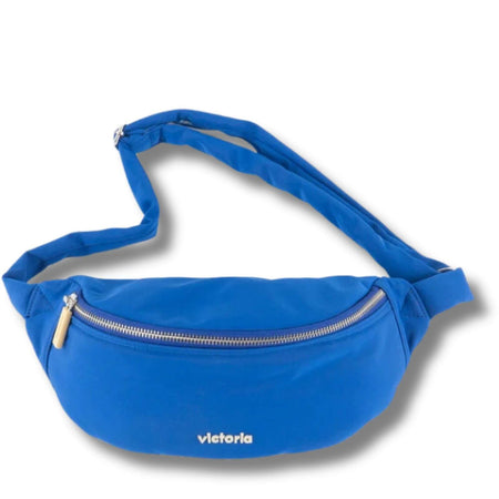 Victoria Nylon Sling Bag - Blue