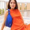 Victoria Nylon Sling Bag - Blue