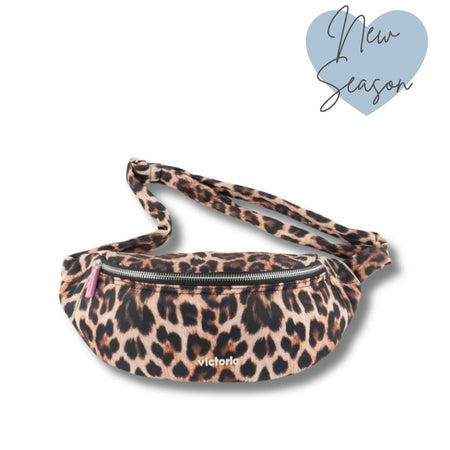 Victoria Nylon Sling Bag - Leopard