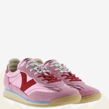 Victoria Saturno Pink & Red Sneakers
