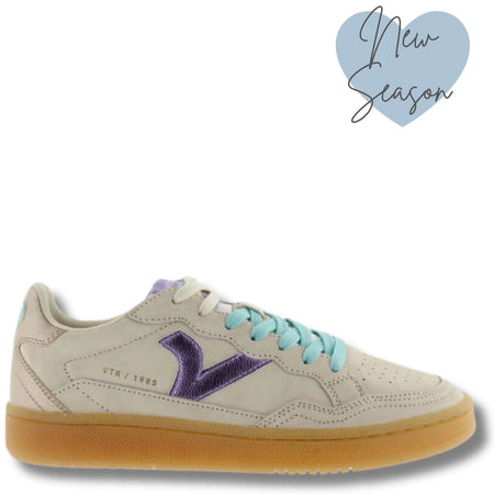 Victoria Smash Beige Suede Sneakers