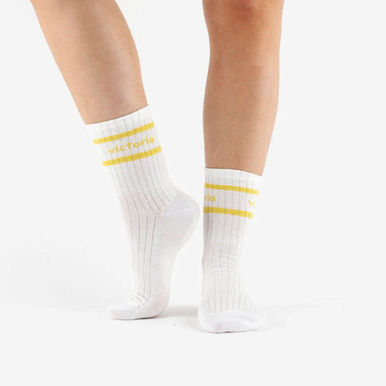 victoria-trainer-socks-yellow