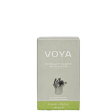 Box of Voya organic seaweed infusion bags on a white background