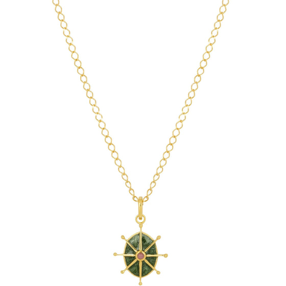 vurchoo-8-point-star-gold-green-necklace