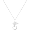 Vurchoo Honduras Silver Humming Bird Necklace