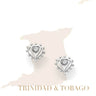 Vurchoo Trinidad Silver Maximalist Stud Earrings