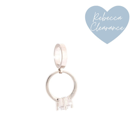 Rebecca Silver Ring Charm