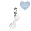 Rebecca My World Silver Bow Charm