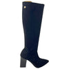 XTI Black Long Length High Heeled Boots