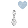 Rebecca My World Silver Hamsa Charm