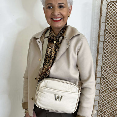 Wonders Beige Nylon Casual Crossbody Bag