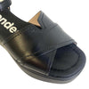 wonders-black-ankle-leather-strap-elevated-sole-sandals