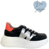 wonders-black-coral-leather-sneakers_