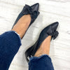 wonders-black-leather-bow-pointed-toe-pumps