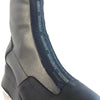 Wonders Black & Silver Leather Wedge Boots