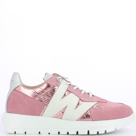 Wonders Blush & Metallic Pink Summer Sneakers
