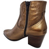 Wonders Bronze Metallic Leather Western Boots