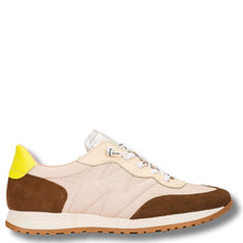 Wonders Brown & Beige Retro Sneakers