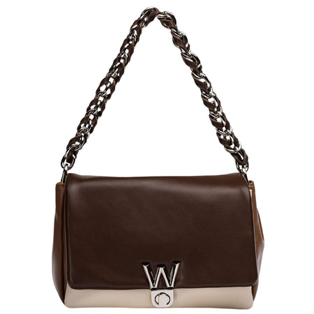 Wonders Brown/Cream/Camel Padded Bag