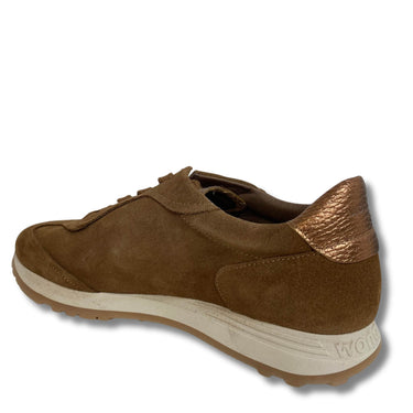 wonders-brown-suede-slim-line-retro-sneakers