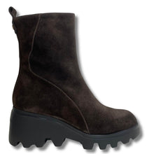 wonders-brown-suede-wedge-boots