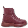 wonders-burgundy-leather-sporty-front-zip-boots